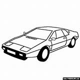 Lotus Esprit S1 Coloring Pages Cars Thecolor sketch template