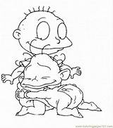 Rugrats Coloring Pages Tommy Susie Hugs Printable Cartoons Color Cartoon Online Coloringpages101 Tomy Drawing Birthday Kids Baby Colouring Mom His sketch template