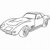 Corvette Coloring Pages Stingray Drawing Chevrolet Sketch Cars Draw Mustang Car Z06 Drawings Colouring Race Printable Kolorowanki Zr1 Color Bmw sketch template