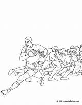 Rugby Pages Coloring Scrum Hellokids Choose Board Sports Boy Print sketch template