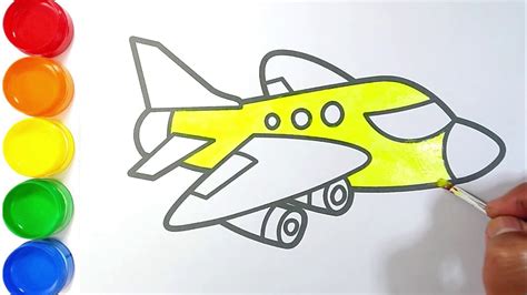 menggambar pesawat jet easy drawings dibujos faciles dessins