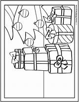 Coloring Christmas Pages Gifts Print Pdf Colorwithfuzzy sketch template