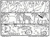 Coloring Pages Creation Bible God Animals Created Days Birds Earth Clipart Children Verse Made Kids Fish Printable Sunday Toddler Sheets sketch template
