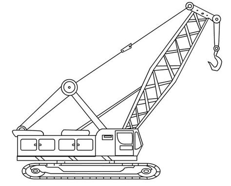 crane truck coloring page crane coloring page coloring home