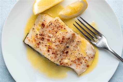 Restaurant Quality Baked Chilean Sea Bass With Lemon Buerre Blanc