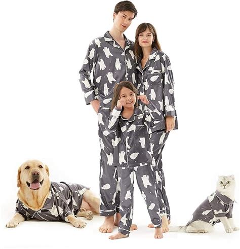 silk pajamas  women men christmas silk pjs matching satin couple set family sleepwear