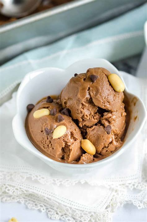 ingredient chocolate peanut butter banana ice cream nice cream