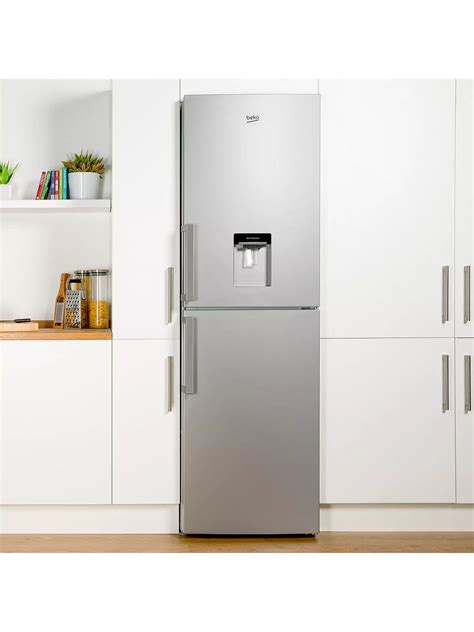 beko cfpds fridge freezer  energy rating cm wide silver  john lewis partners