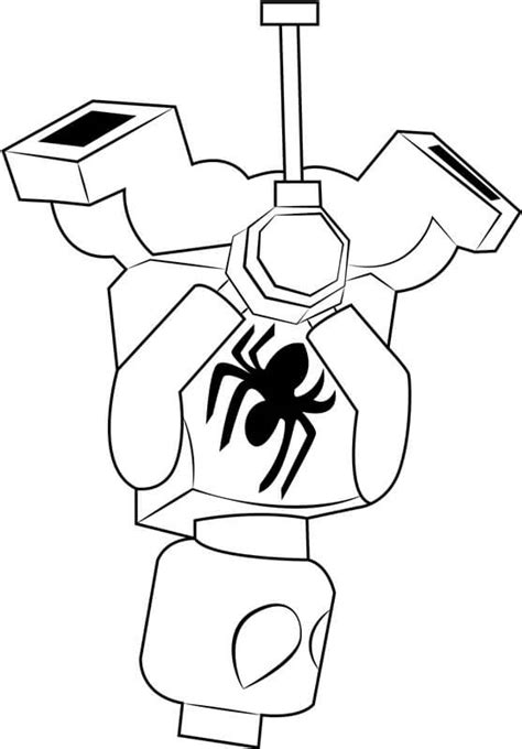 lego spiderman coloring pages  printable coloring pages  kids