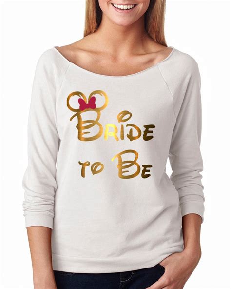 bride to be off shoulder sweater 27 disney ts for brides