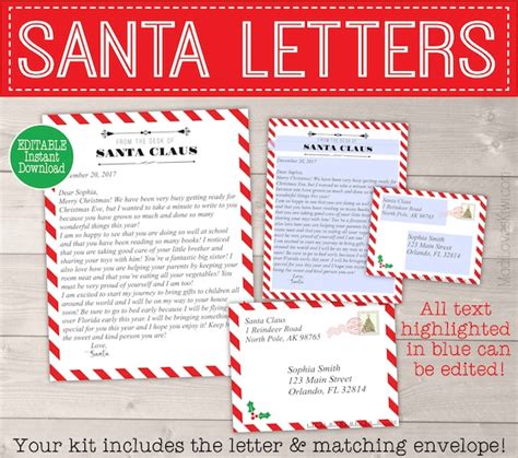 template   printable santa cam letter prntbl