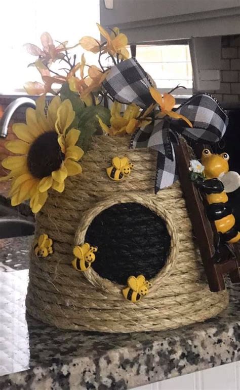 pin  sharon parker  bees hives bee hive craft