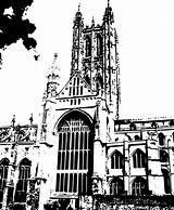 Canterbury Cathedral Clipart Cliparts Library sketch template