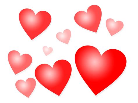 floating hearts background  stock photo public domain pictures