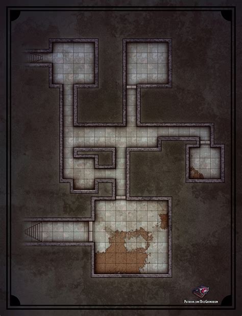 small dungeon dd map  roll  tabletop dice grimorium
