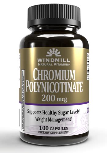 chromium polynicotinate  mcg windmill vitamins