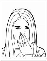 Coloring Pages Selena Gomez Printable Popular Colouring Library Clipart Coloringhome sketch template