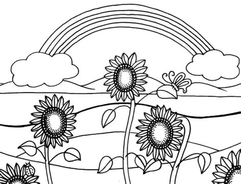 hot summer day coloring page coloring book