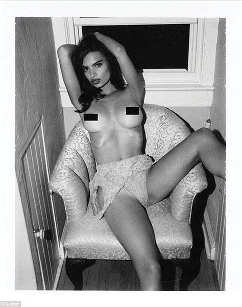 sluty model emily ratajkowski nude polaroid photos scandal planet