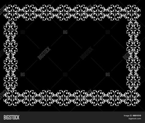 black white border image photo  trial bigstock