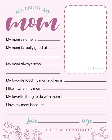 printable mothers day coupons questionnaire lifetime creations