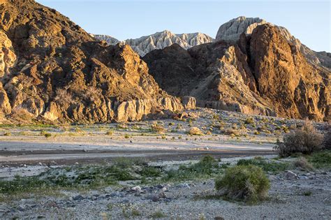 scenic view  afton canyon   mojave desert image  stock