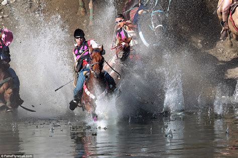 incredible photos show the annual suicide race where