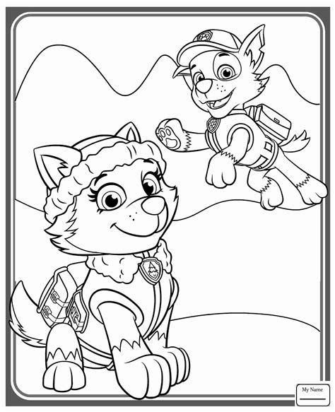 Rocky Paw Patrol Coloring Pages At Free