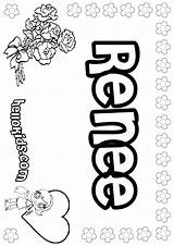 Renee Coloring Color Pages Hellokids Print Online sketch template