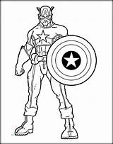 Captain America Coloring Pages Printable Cartoon Marvel Drawing Avengers Coloriage Getdrawings Pdf Color Civil War Getcolorings Icon Colorings Fascinating Tableau sketch template