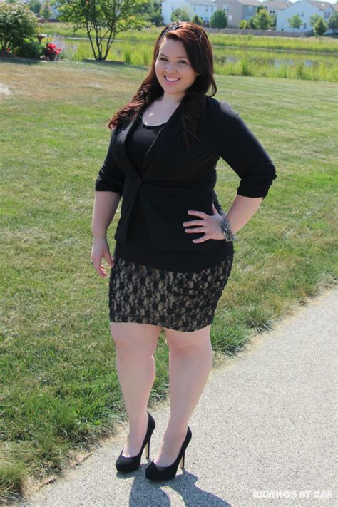 Plus Size Ootd Lace And Blazer 3960 Hot Sex Picture