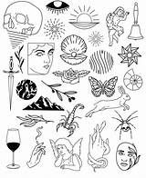 Tattoos Flash Tattoo Sketches Sheets Small Cute Designs Choose Board Draw sketch template