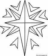 Coloring Stars Christmas Pages Printable Print Color sketch template