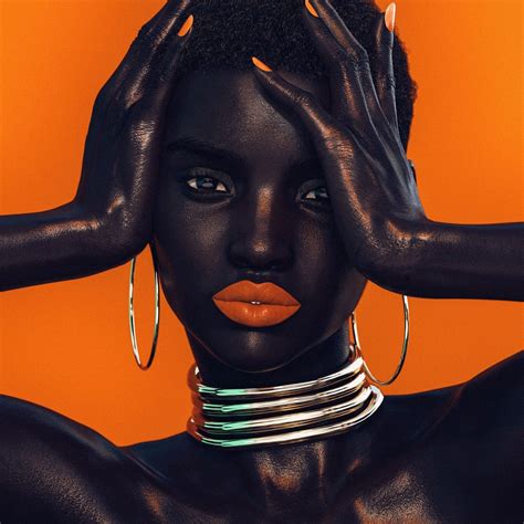 Dark Skin Models Black Models Beautiful Models Beautiful Black Women