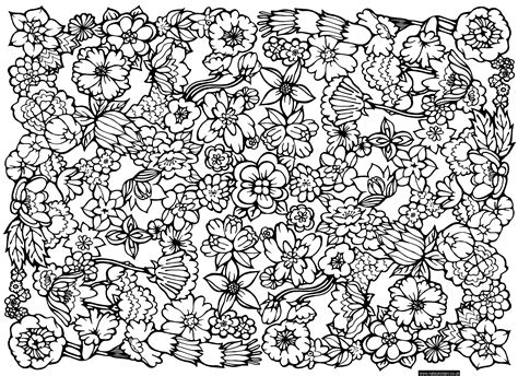 hard flowers coloring pages coloring home