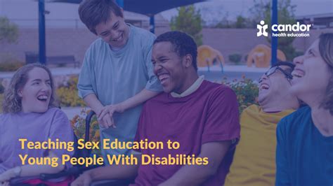 Teaching Sex Education To Young People With Disabilities