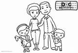 Coloring Pages Family Mcstuffins Doc Kids Printable sketch template