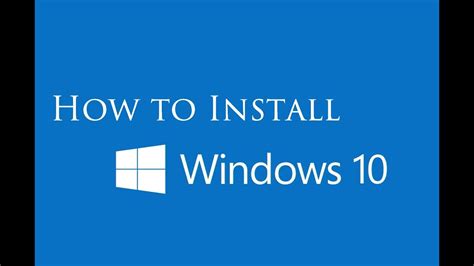 install windows  step  step guide youtube www