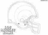 Helmet Coloring Rams Pages Los Football Angeles Titans Color Choose Board Nfl sketch template