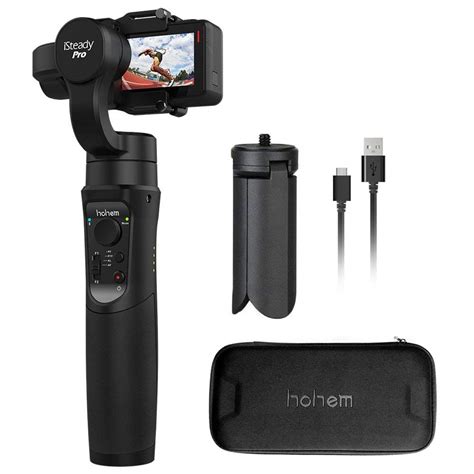 action camera gimbal stabilizer hohem  axis gimbal stabilizer full  degrees handheld