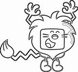 Wubbzy Jumping sketch template
