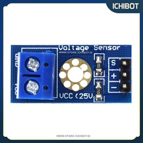 sensor tegangan dc   voltage sensor divider dc   ichibot store