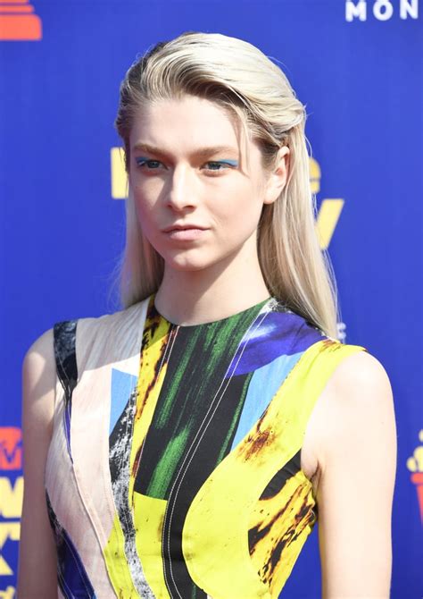 hunter schafer at the mtv movie and tv awards best hair and makeup at