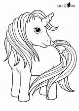 Coloring Unicorn Pages Printable Print sketch template