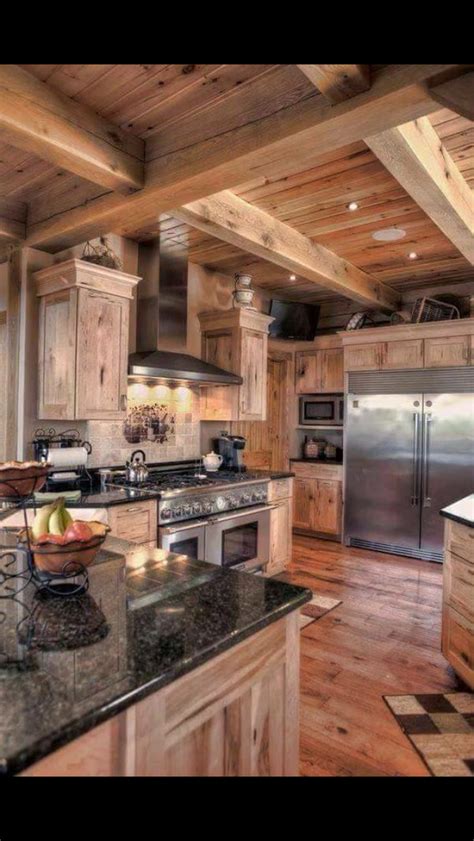 pin  alexis beibers  dream house log cabin kitchens log home kitchens rustic kitchen design
