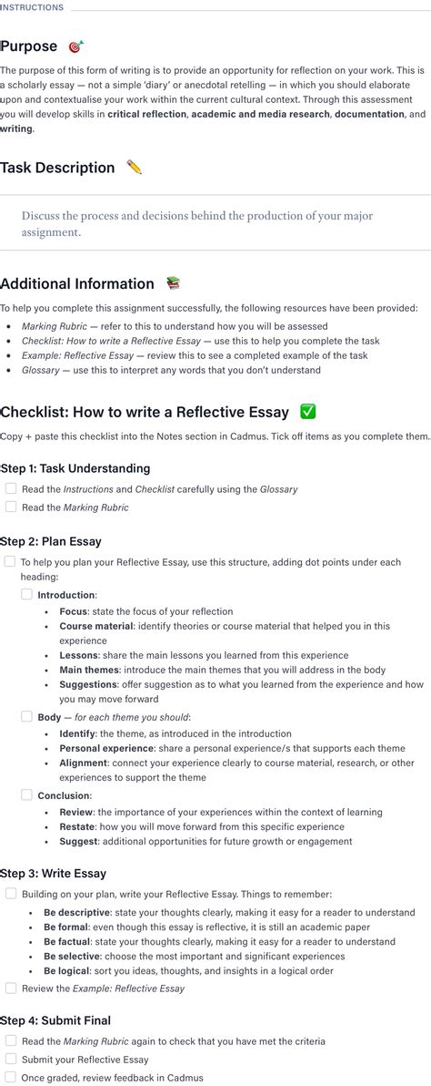 reflection paper template   sample reflective essay templates