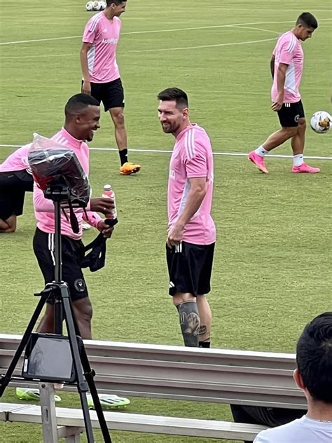 Lionel Messi Shows His Excitement In Training With Inter Miami Before
