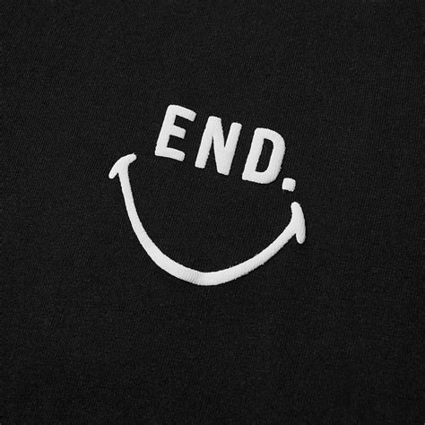 end x chinatown market smiley face tee black end