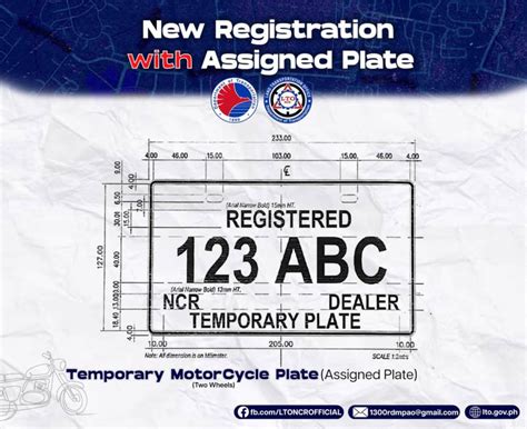 license plate     format  improvisedtemporary