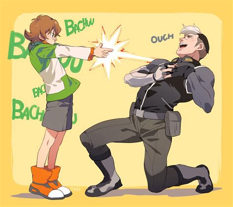 tkg 火の国の民） on twitter laser gun shiro pidge voltron